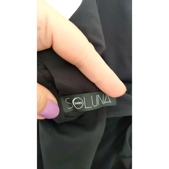 SoLuna Women's Swimsuit Black 10 One Piece - Picture 6 of 6